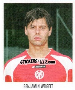 Sticker Benjamin Weigelt - German Football Bundesliga 2005-2006 - Panini