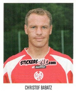 Sticker Christof Babatz - German Football Bundesliga 2005-2006 - Panini