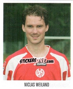 Sticker Niclas Weiland - German Football Bundesliga 2005-2006 - Panini