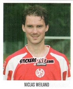 Sticker Niclas Weiland - German Football Bundesliga 2005-2006 n. 355 - Panini