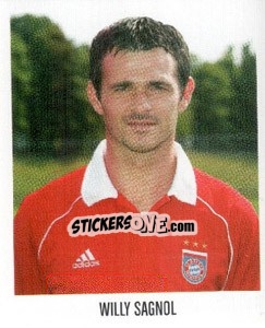 Sticker Willy Sagnol - German Football Bundesliga 2005-2006 - Panini