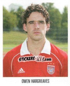 Sticker Owen Hargreaves - German Football Bundesliga 2005-2006 - Panini