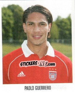 Sticker Paolo Guerrero - German Football Bundesliga 2005-2006 n. 407 - Panini