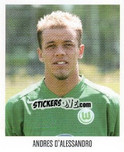 Sticker Andres D'Alessandro - German Football Bundesliga 2005-2006 - Panini