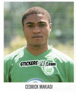Sticker Cedrick Makiadi - German Football Bundesliga 2005-2006 n. 484 - Panini