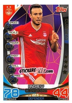 Sticker Andrew Considine - SPFL 2019-2020. Match Attax n. 7 - Topps