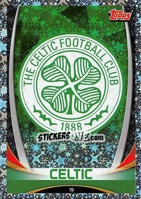 Sticker Club Crest - SPFL 2019-2020. Match Attax n. 19 - Topps