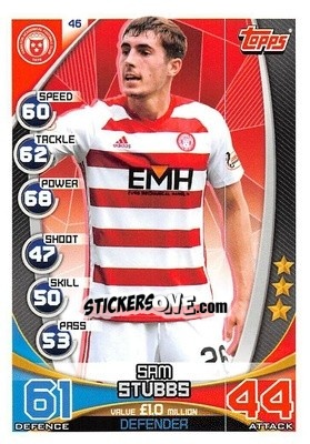 Figurina Sam Stubbs - SPFL 2019-2020. Match Attax - Topps