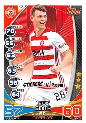 Sticker Lewis Smith - SPFL 2019-2020. Match Attax - Topps