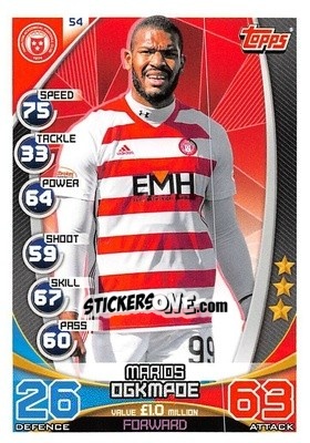 Figurina Marios Ogkmpoe - SPFL 2019-2020. Match Attax - Topps