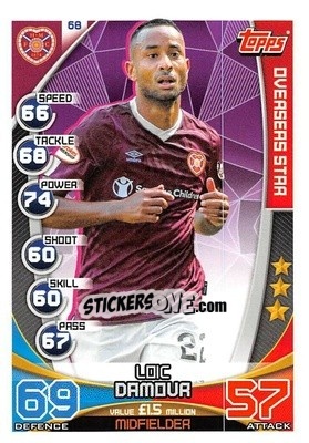 Figurina Loic Damour - SPFL 2019-2020. Match Attax - Topps