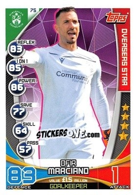 Sticker Ofir Marciano - SPFL 2019-2020. Match Attax n. 75 - Topps