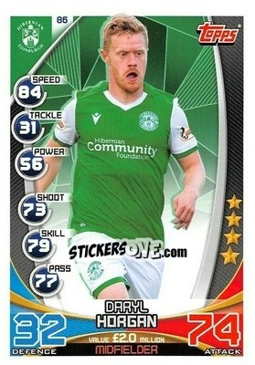 Sticker Daryl Horgen - SPFL 2019-2020. Match Attax - Topps