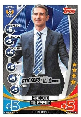 Sticker Angelo Alessio - SPFL 2019-2020. Match Attax n. 92 - Topps