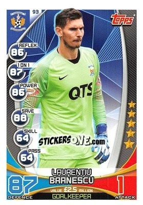 Sticker Larry Branescu - SPFL 2019-2020. Match Attax n. 93 - Topps