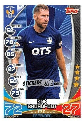 Sticker Kirk Broadfoot - SPFL 2019-2020. Match Attax n. 95 - Topps