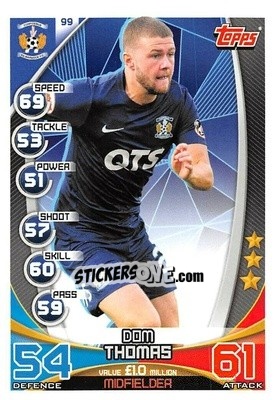 Figurina Dom Thomas - SPFL 2019-2020. Match Attax - Topps