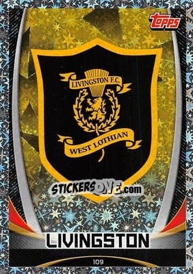 Sticker Club Crest - SPFL 2019-2020. Match Attax n. 109 - Topps