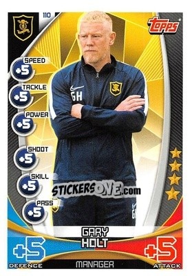 Sticker Gary Holt - SPFL 2019-2020. Match Attax n. 110 - Topps