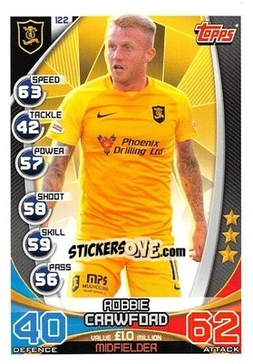 Sticker Robbie Crawford - SPFL 2019-2020. Match Attax n. 122 - Topps
