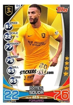 Sticker Aymen Souda - SPFL 2019-2020. Match Attax n. 124 - Topps