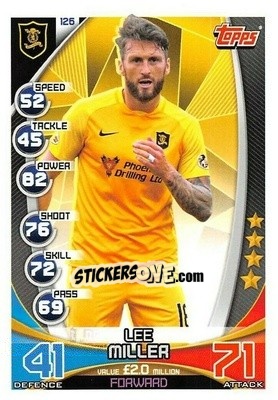 Sticker Lee Miller - SPFL 2019-2020. Match Attax n. 126 - Topps