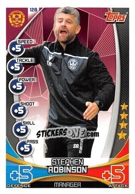 Sticker Stephen Robinson - SPFL 2019-2020. Match Attax n. 128 - Topps