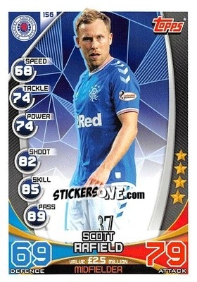 Sticker Scott Arfield - SPFL 2019-2020. Match Attax n. 156 - Topps