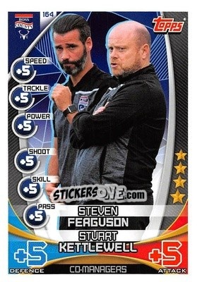 Sticker Steven Ferguson / Stuart Kettlewell - SPFL 2019-2020. Match Attax n. 164 - Topps