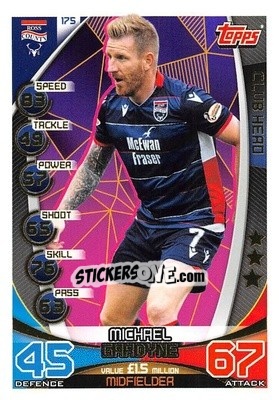 Sticker Michael Gardyne - SPFL 2019-2020. Match Attax n. 175 - Topps