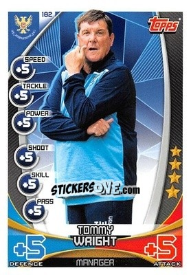 Sticker Tommy Wright - SPFL 2019-2020. Match Attax - Topps