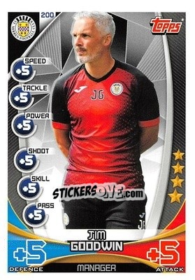 Sticker Jim Goodwin - SPFL 2019-2020. Match Attax n. 200 - Topps