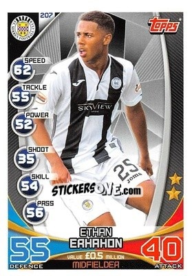 Sticker Ethan Erhahaon - SPFL 2019-2020. Match Attax n. 207 - Topps