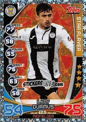 Sticker Ilkay Durmus - SPFL 2019-2020. Match Attax n. 213 - Topps