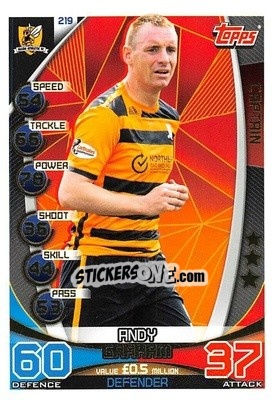 Cromo Andy Graham - SPFL 2019-2020. Match Attax - Topps