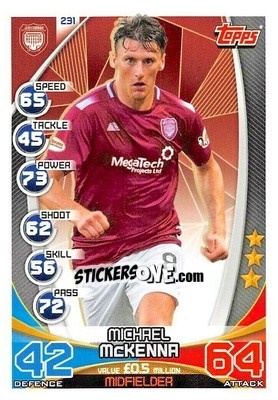 Sticker Michael McKenna - SPFL 2019-2020. Match Attax - Topps