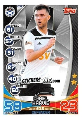 Figurina Daniel Harvie - SPFL 2019-2020. Match Attax - Topps