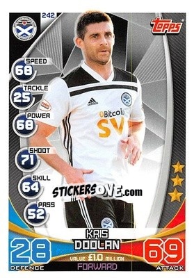 Sticker Kris Doolan - SPFL 2019-2020. Match Attax n. 242 - Topps