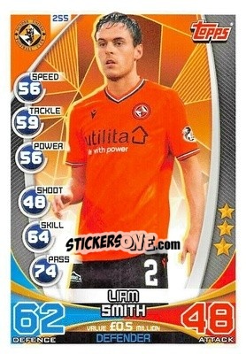 Sticker Liam Smith - SPFL 2019-2020. Match Attax n. 255 - Topps