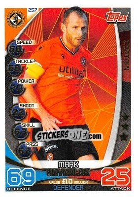 Sticker Mark Reynolds - SPFL 2019-2020. Match Attax n. 257 - Topps