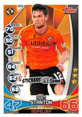 Sticker Sam Stanton - SPFL 2019-2020. Match Attax n. 259 - Topps