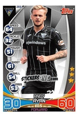 Sticker Andy Ryan - SPFL 2019-2020. Match Attax - Topps