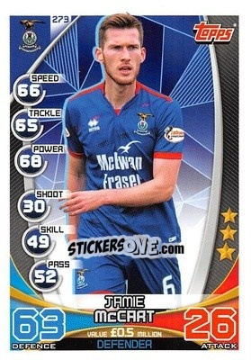 Figurina Jamie McCart - SPFL 2019-2020. Match Attax - Topps