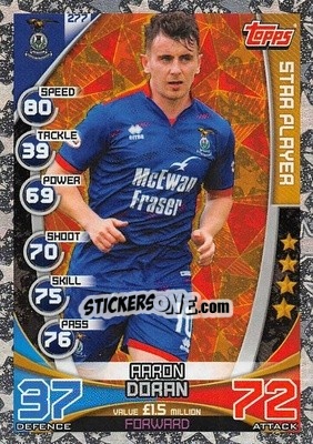 Sticker Aaron Doran - SPFL 2019-2020. Match Attax n. 277 - Topps