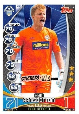 Sticker Sam Ramsbottom - SPFL 2019-2020. Match Attax - Topps