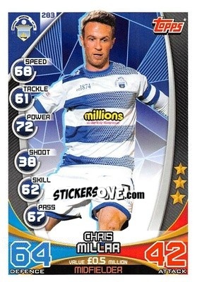Sticker Chris Millar - SPFL 2019-2020. Match Attax n. 283 - Topps