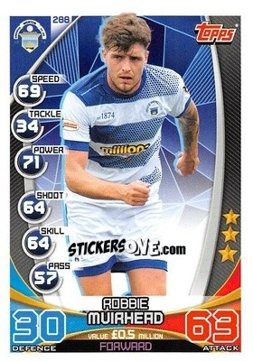 Sticker Robbie Muirhead - SPFL 2019-2020. Match Attax n. 288 - Topps
