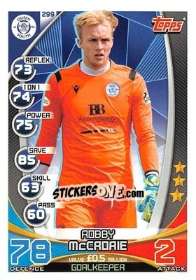 Sticker Robby McCrorie - SPFL 2019-2020. Match Attax n. 299 - Topps