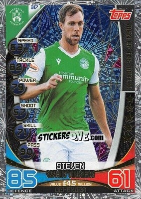 Sticker Steven Whittaker - SPFL 2019-2020. Match Attax n. 317 - Topps