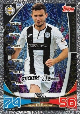 Sticker Paul McGinn - SPFL 2019-2020. Match Attax n. 324 - Topps